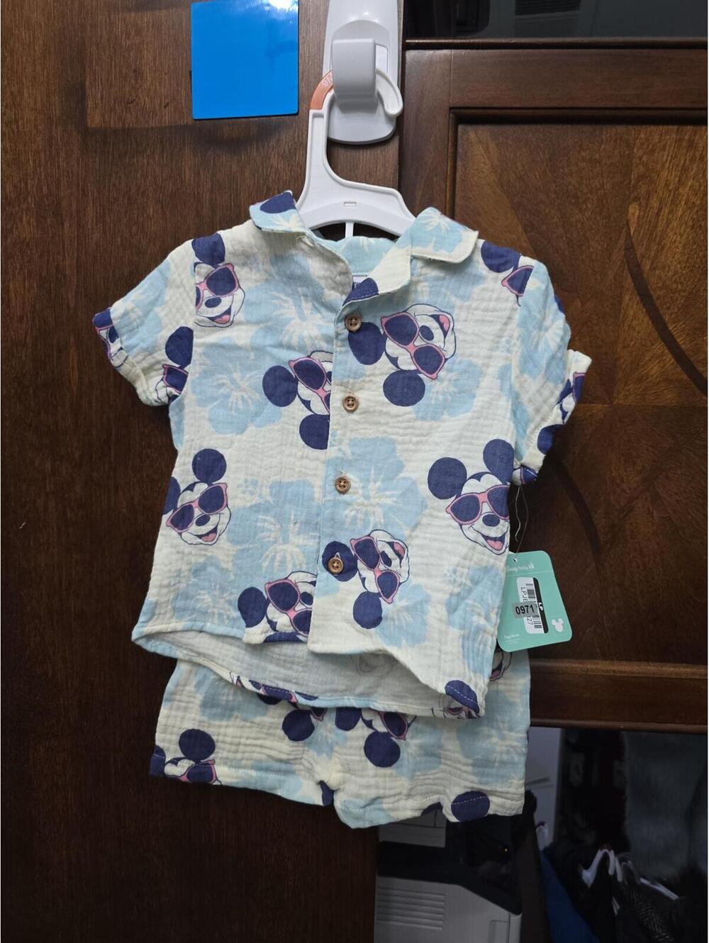 3 to 6m brand do disney baby mickey mouse outfit Item 971